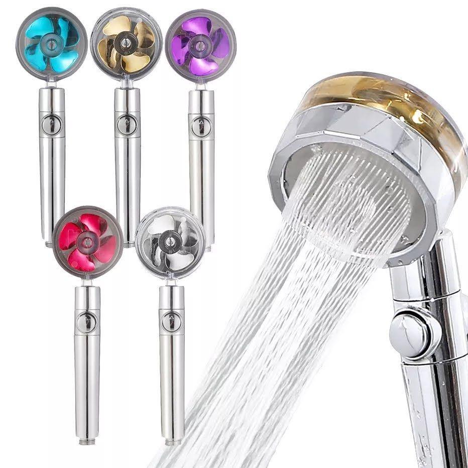 Cabezal Ducha Turbo Aumenta Presion Silver-5