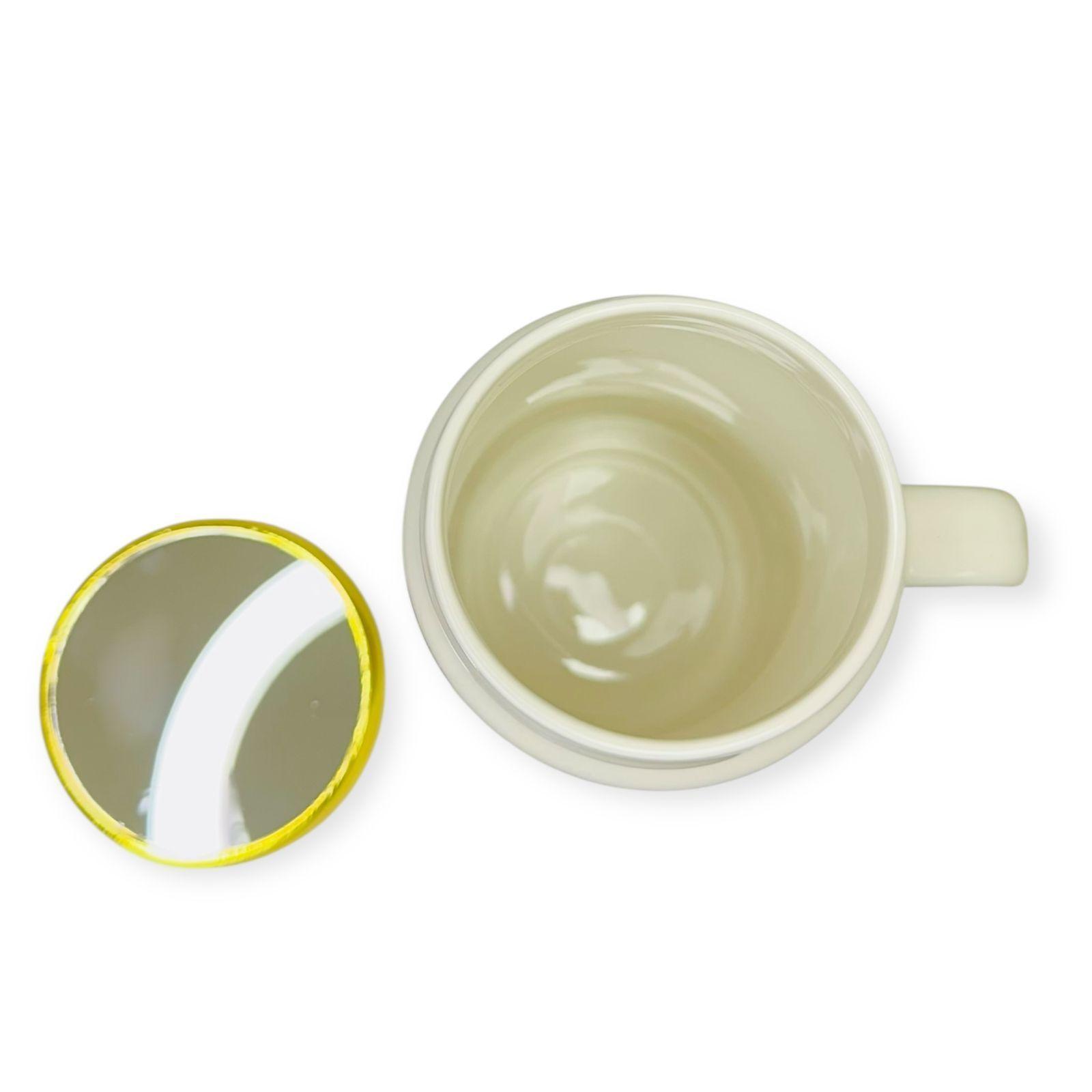 Tazon Capibara Taza Mug con Tapa Espejo 350ml-4