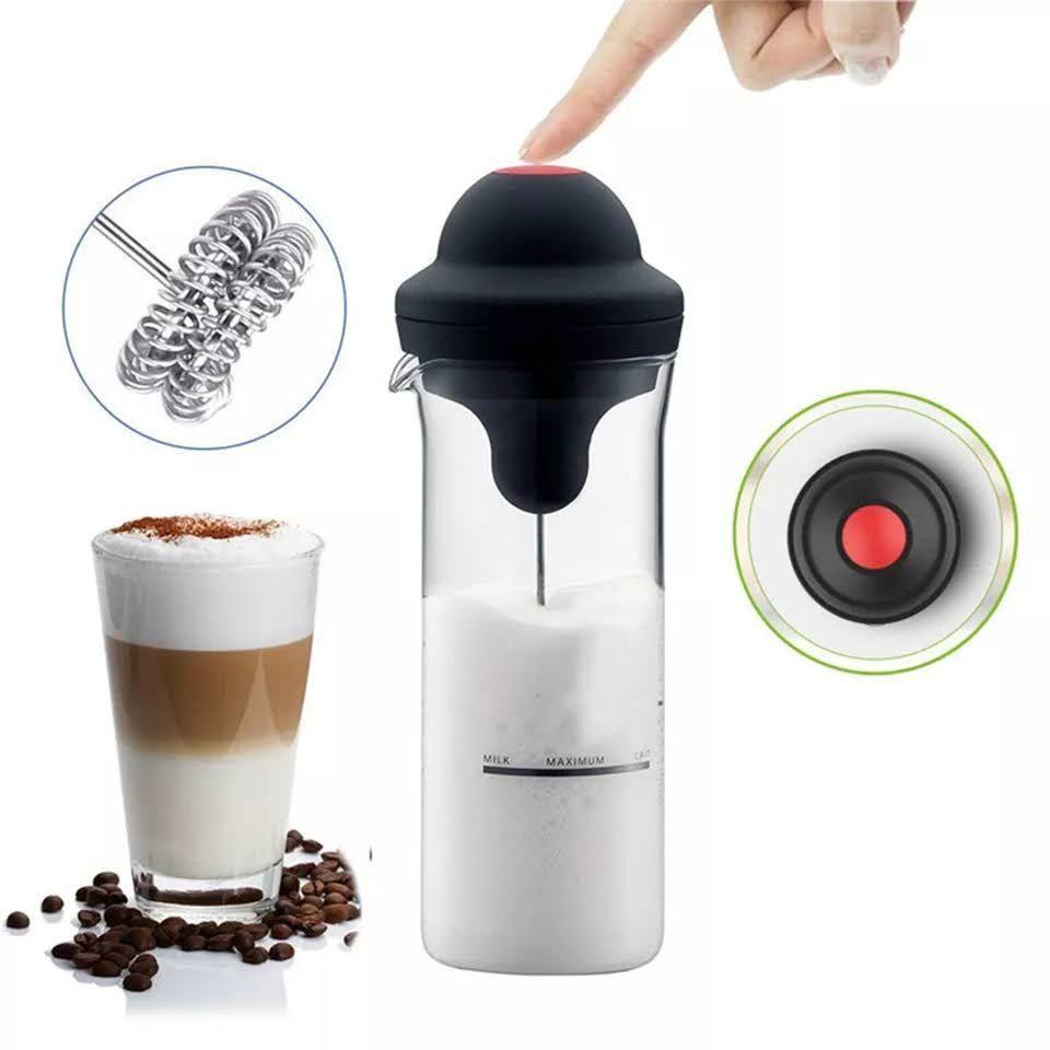 Espumador De Leche Batidor Electrico De Cafe Capuccino-0
