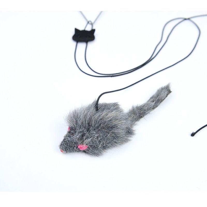 Juguete Para Gatos Colgante Puerta Con Ratón Interactivo-5
