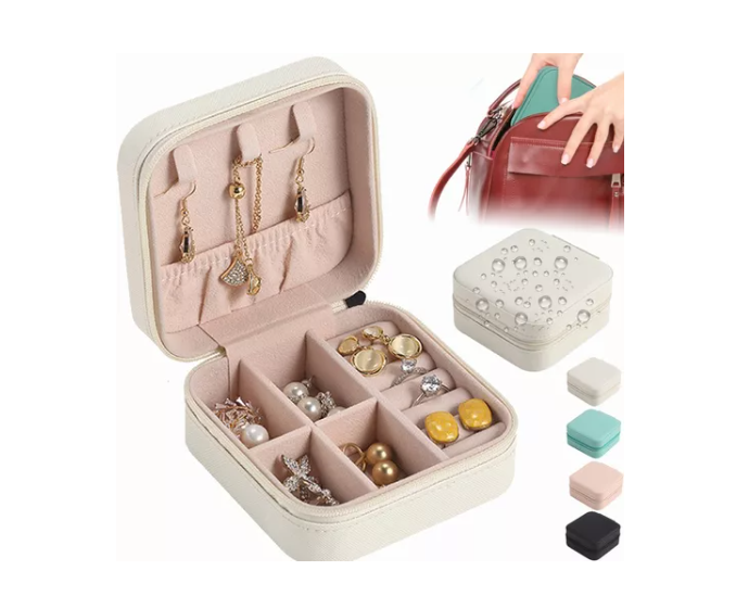 Joyero Para Collar & Anillos Caja De Almacenamiento De Joyas-4