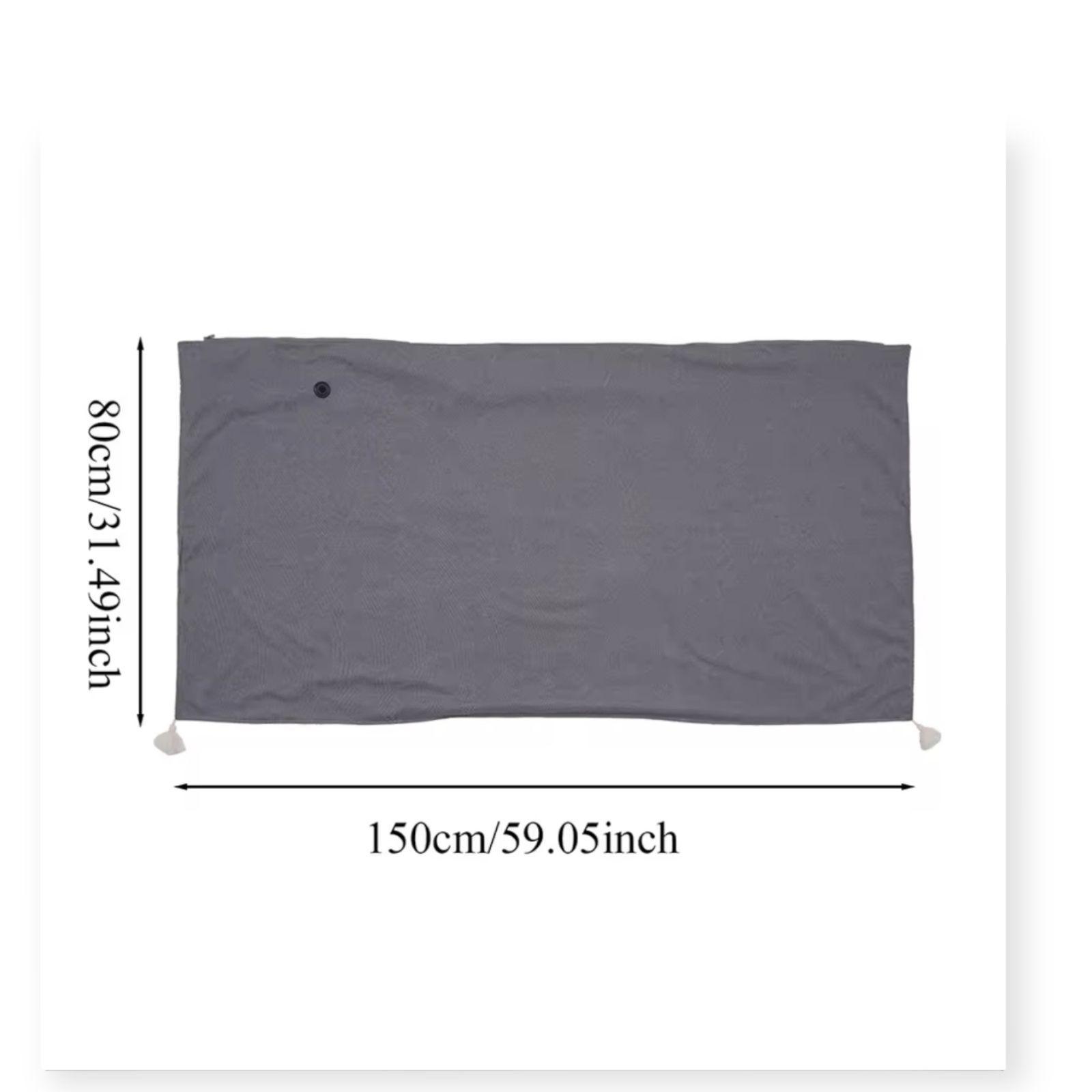 Manta Poncho Termico Manta Calefactora Usb Calienta Cuerpo-3