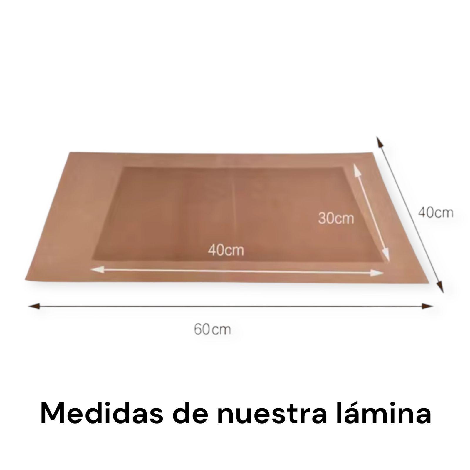 Lamina De Teflon 60x40 Tapete Horno Parrilla Pack X2-4