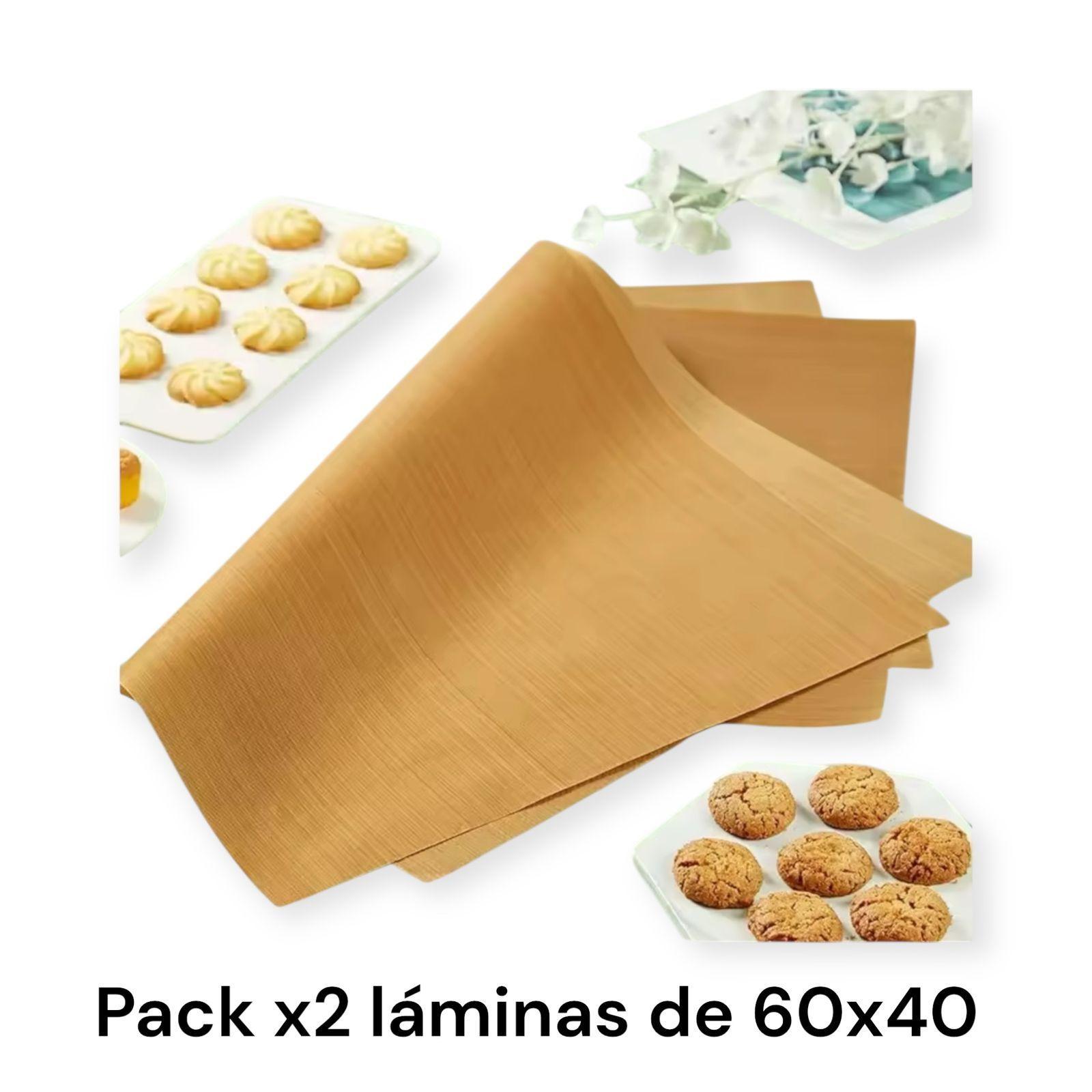 Lamina De Teflon 60x40 Tapete Horno Parrilla Pack X2-7
