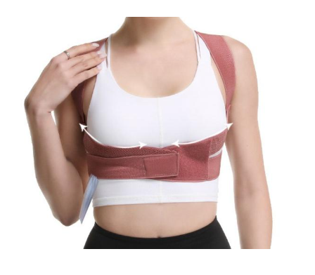 Corrector De Postura Soporte Espalda Clavicula Mujer Hombre-0