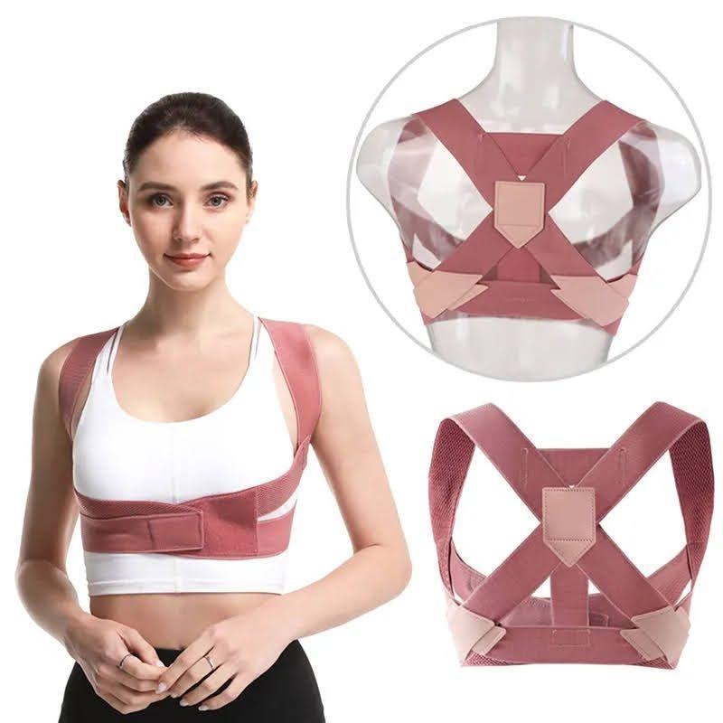 Corrector De Postura Soporte Espalda Clavicula Mujer Hombre-3