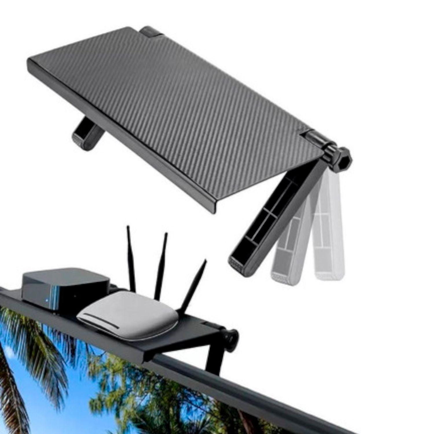 Soporte Tv Repisa Plegable Plataforma Televisor Ajustable-4