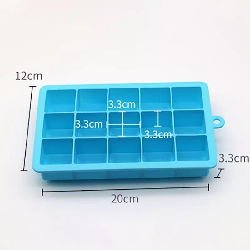 Cubetera Silicona Molde Cubo de Hielo Bandeja Hielera-5