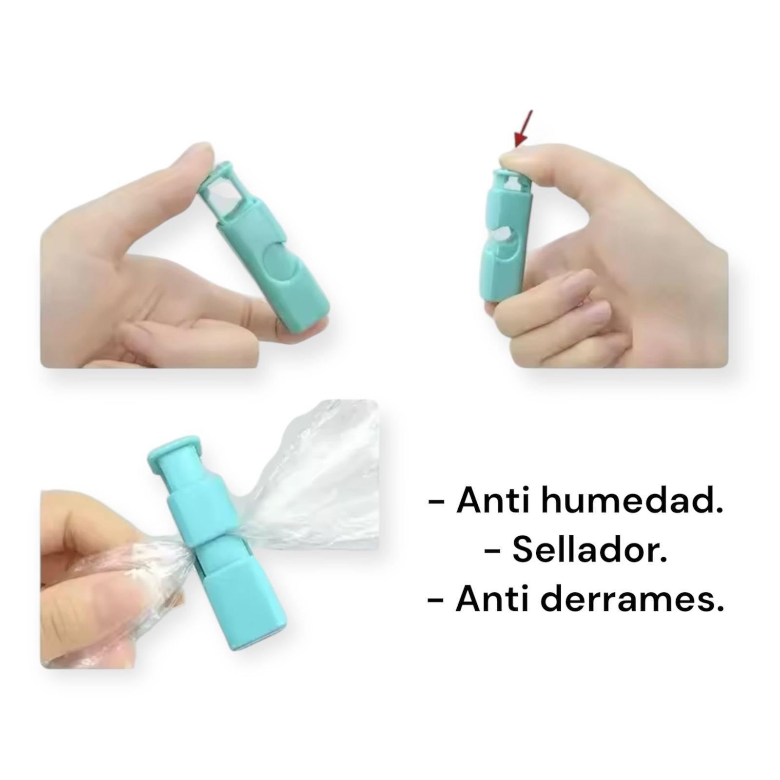 Clip Sellado Facil Anti Humedad Y Derrames Despensa Pack X6-4