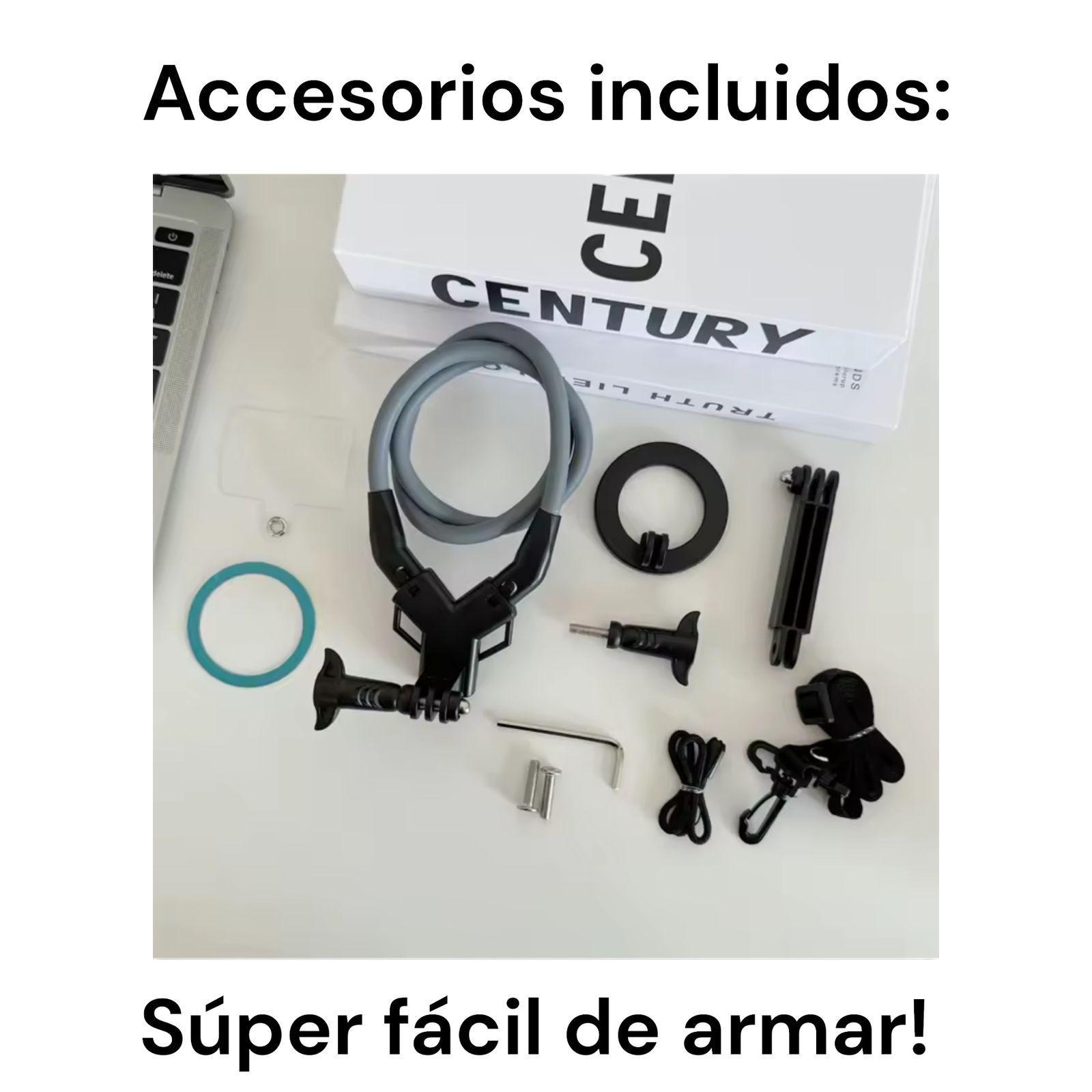 Soporte De Cuello Magnetico Para Tel fono Porta Celular Flexible-3