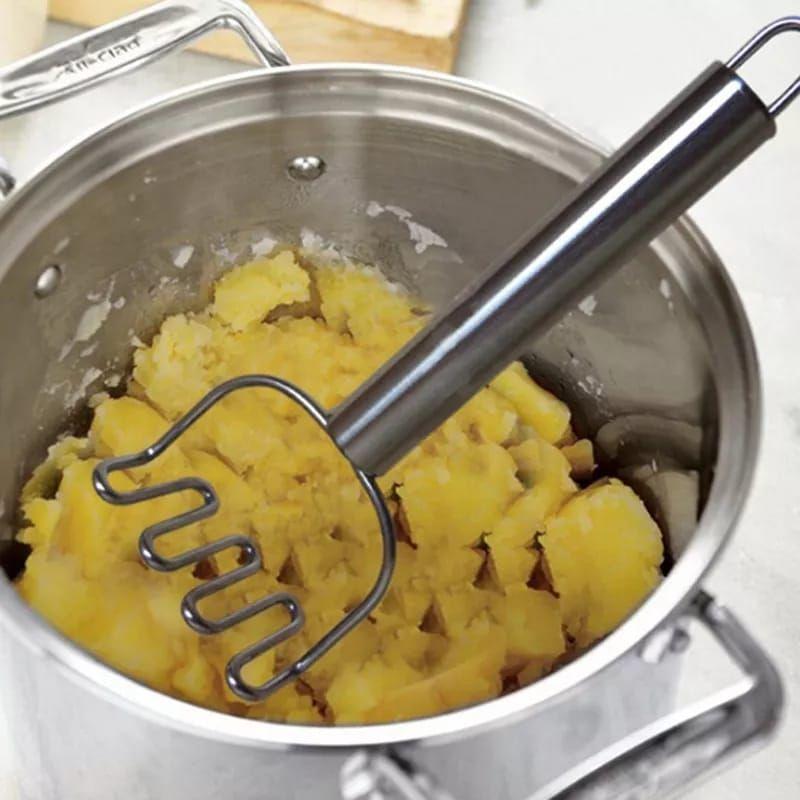 Prensa Papas Moledor Triturador Verduras  Pure Acero Inox-3