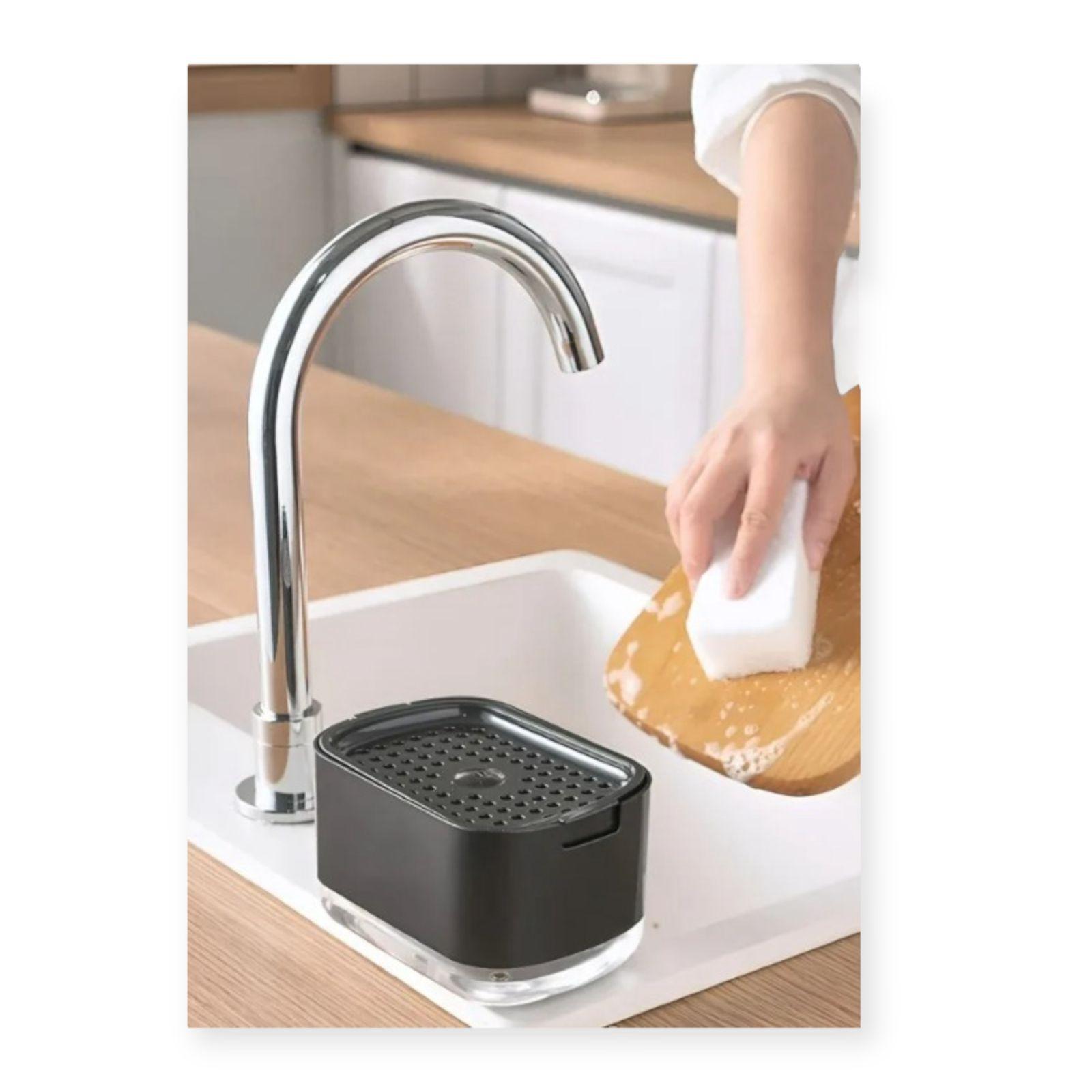 Organizador Lavaloza Soporte Esponja Cocina Escurridor Lavaplato-5