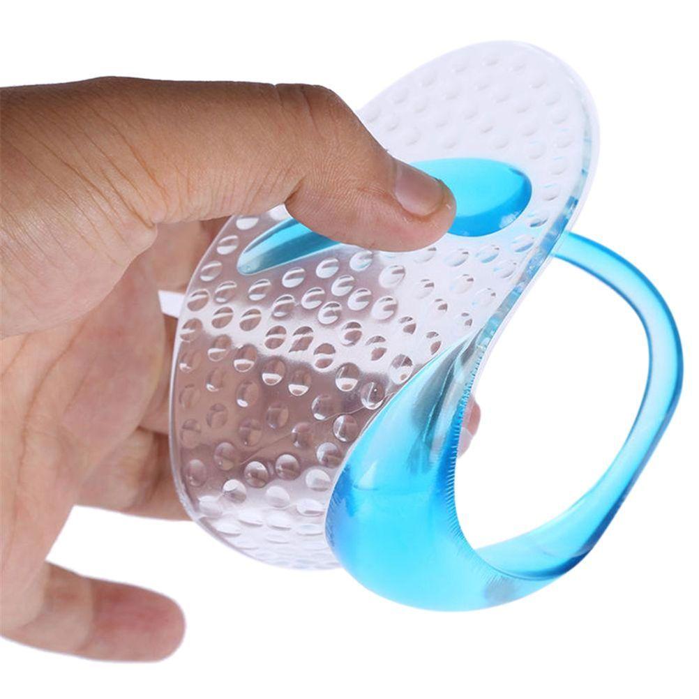 Par Plantillas Gel Silicona Con Soporte Cojín Talón De Arco-3