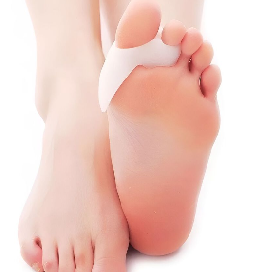 Par Corrector De Juanete Venda Separador Dedos Silicona-4