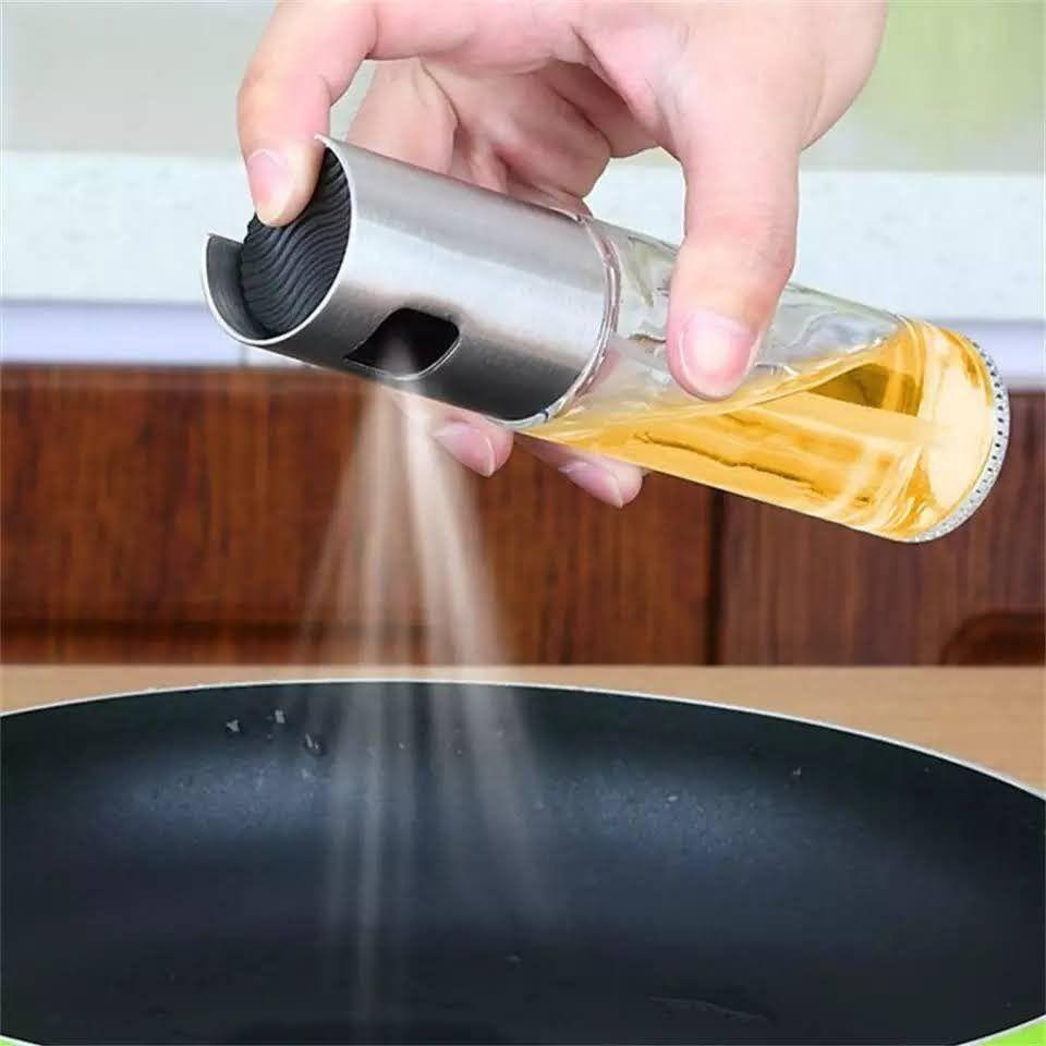 Dispensador Spray Rociador Aceite Vinagre Botella De Vidrio-3