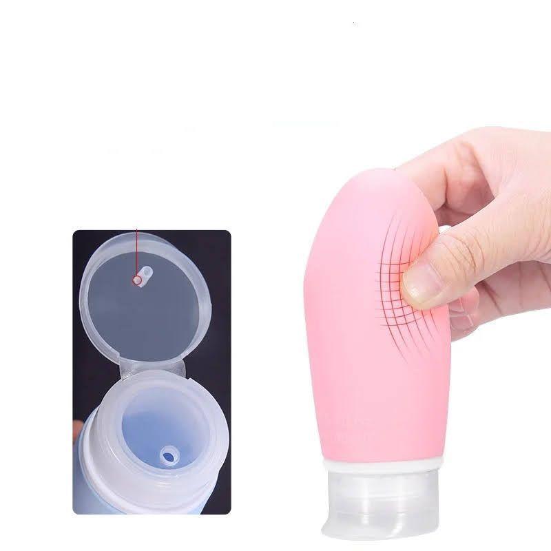 Kit de Viaje x4 Botellas de Silicona Dispensadores 90ml-3