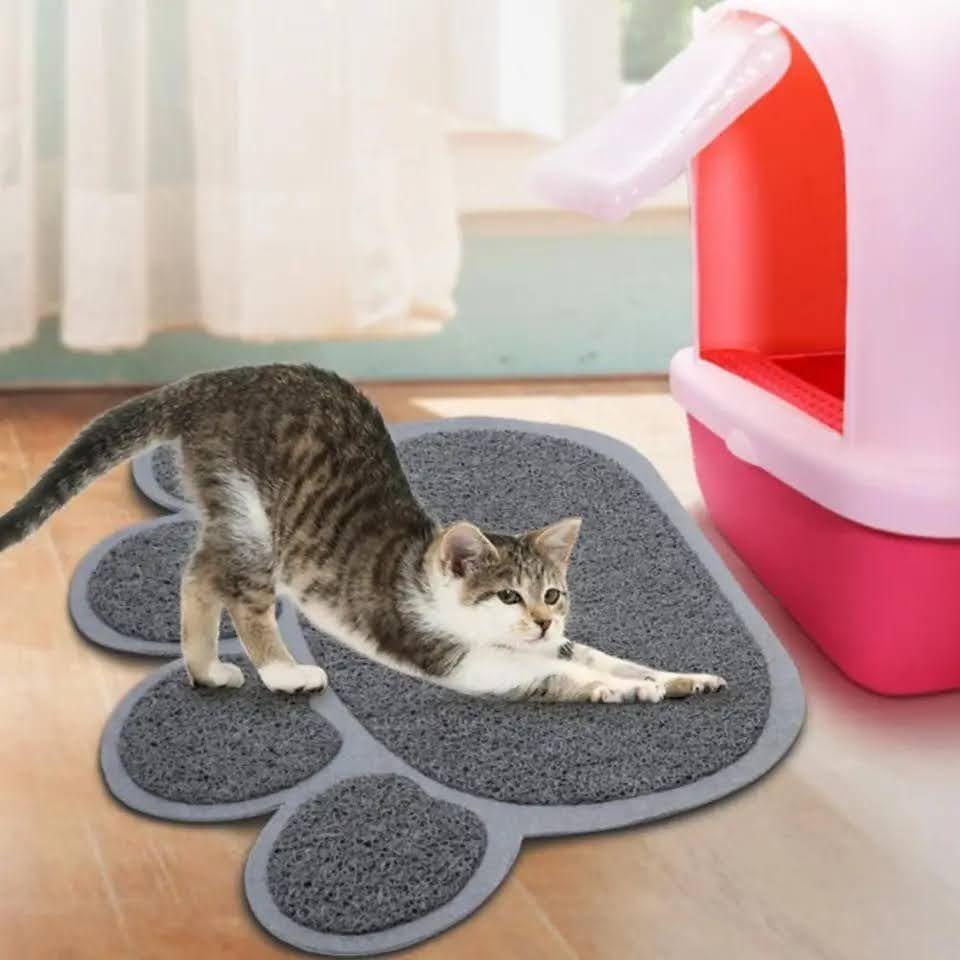 Alfombra Sanitaria Para Arenero Mat Tapete Gato 57x37-3