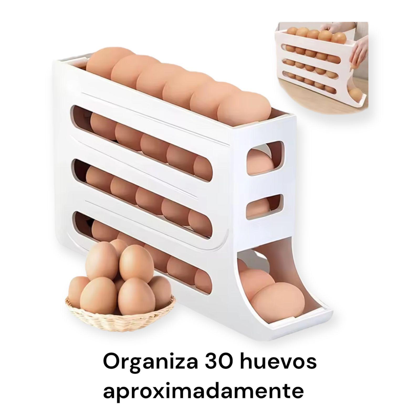 Dispensador de Huevos Para Nevera Portahuevos Huevera-5