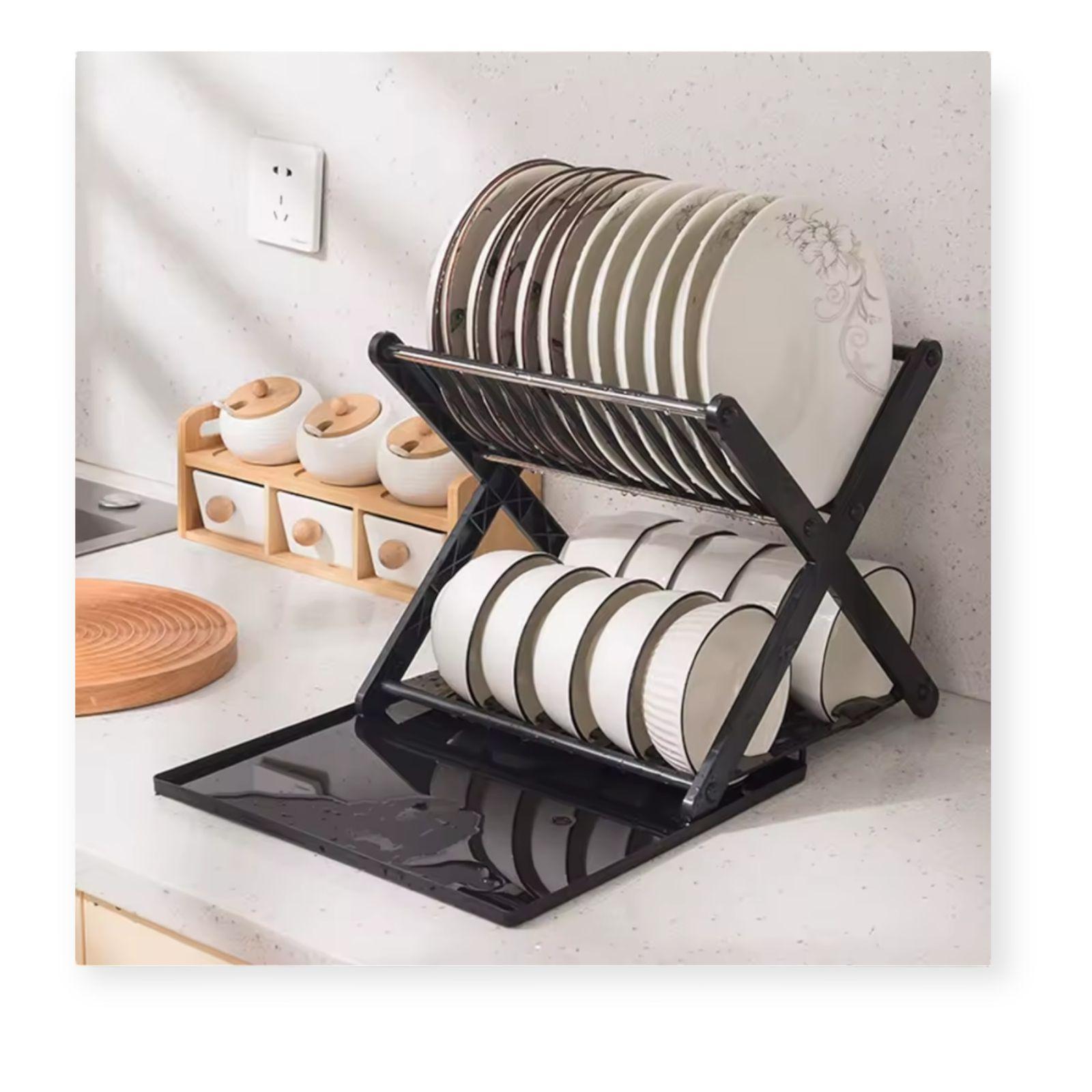 Escurridor Secador De Loza Platos Vajilla 2 Niveles-6