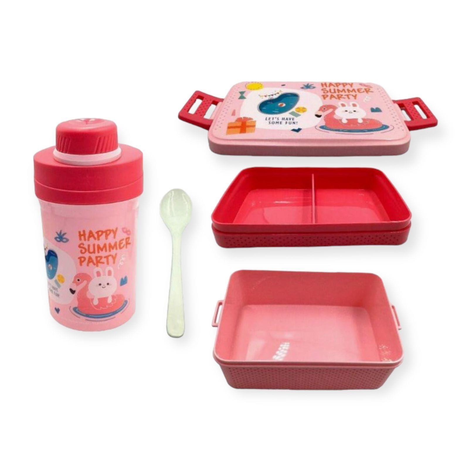 Tapper Fiambrera Hermetico Colacion Lonch Niños Niñas + Termo-2