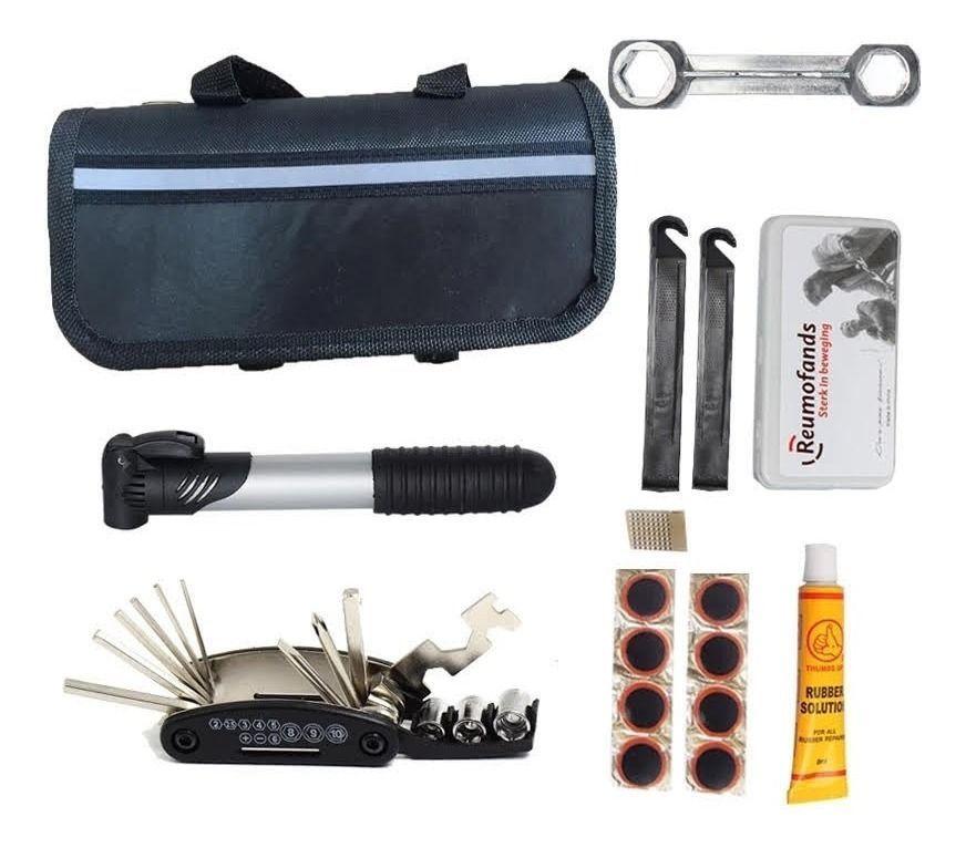 Kit De Herramientas 12 En 1 Reparacion De Bicicletas Maletin-2