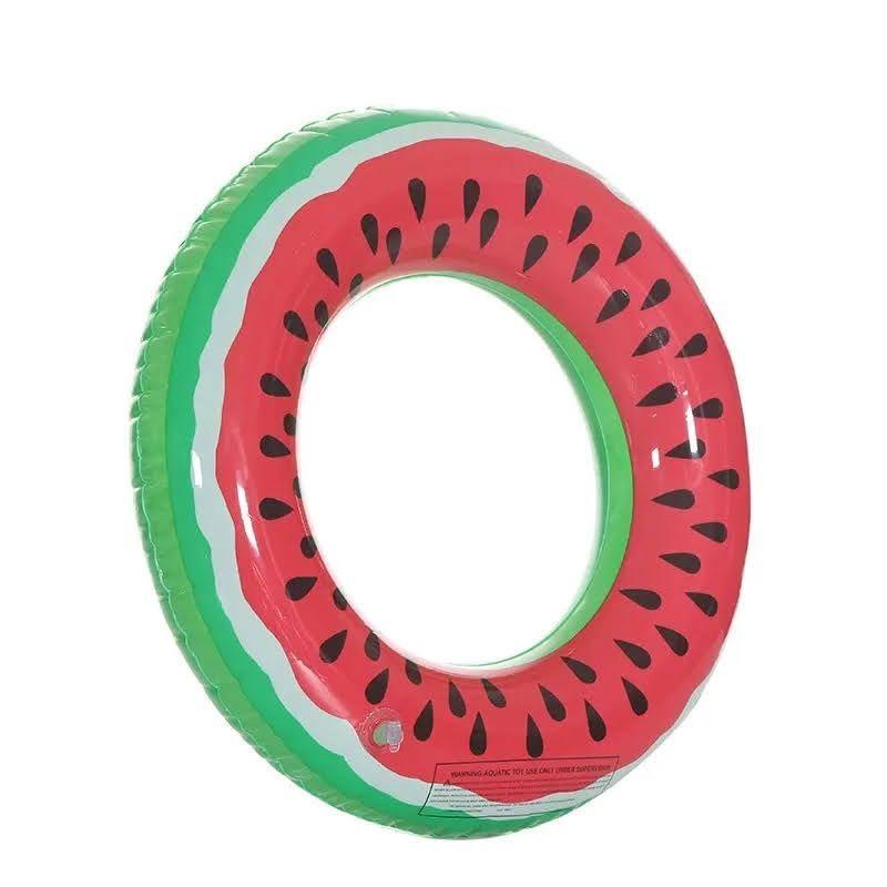 Flotador Piscina Sandia 120cm Grande Inflable Salvavidas-2