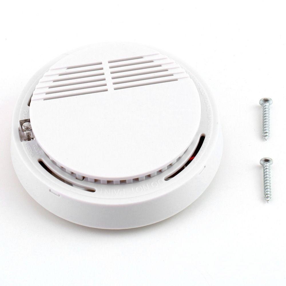 Alarma Inalambrico Detector Humo Contra Incendios Seguridad-0