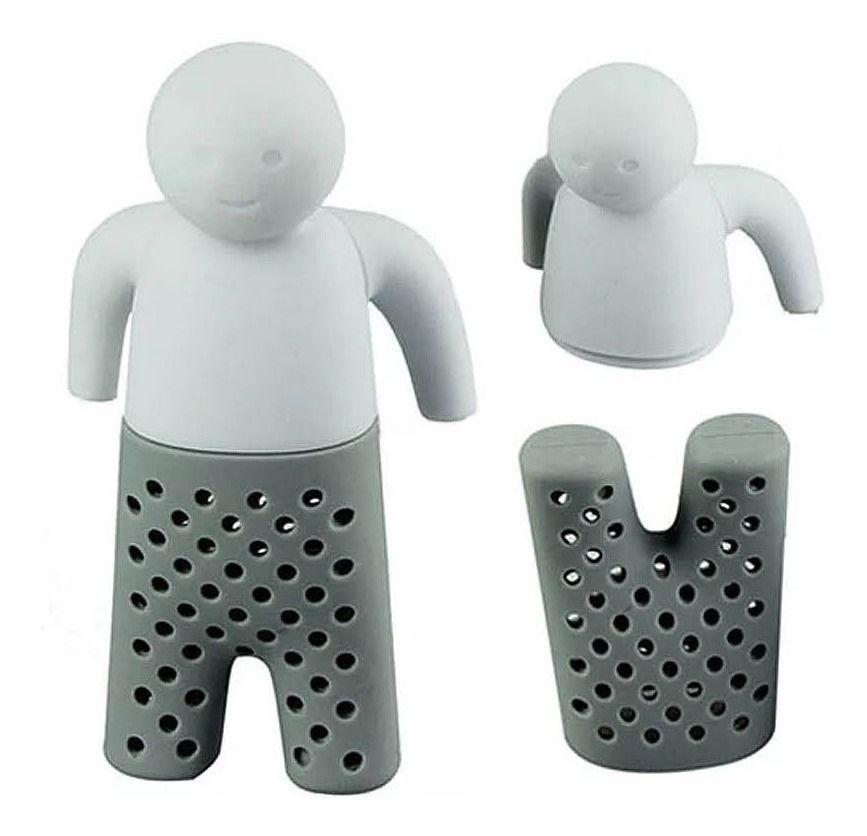 Infusor De Te De Silicona Hombrecito Colador Te-2