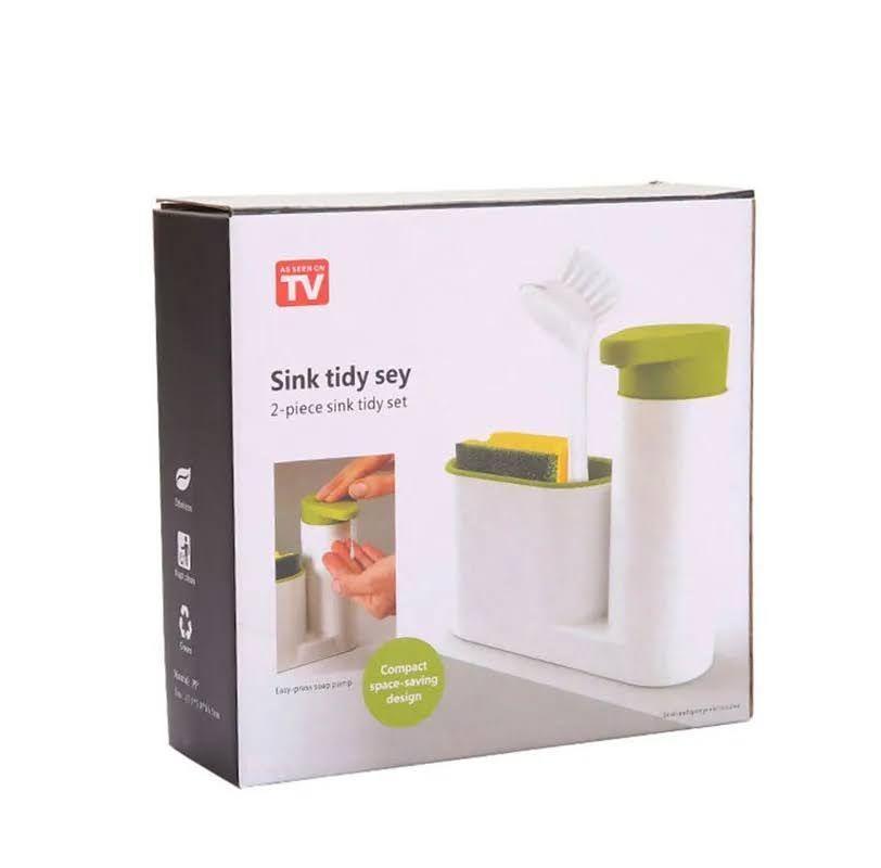 Organizador Fregadero Cocina Dispensador Jabon Lavaplatos-2