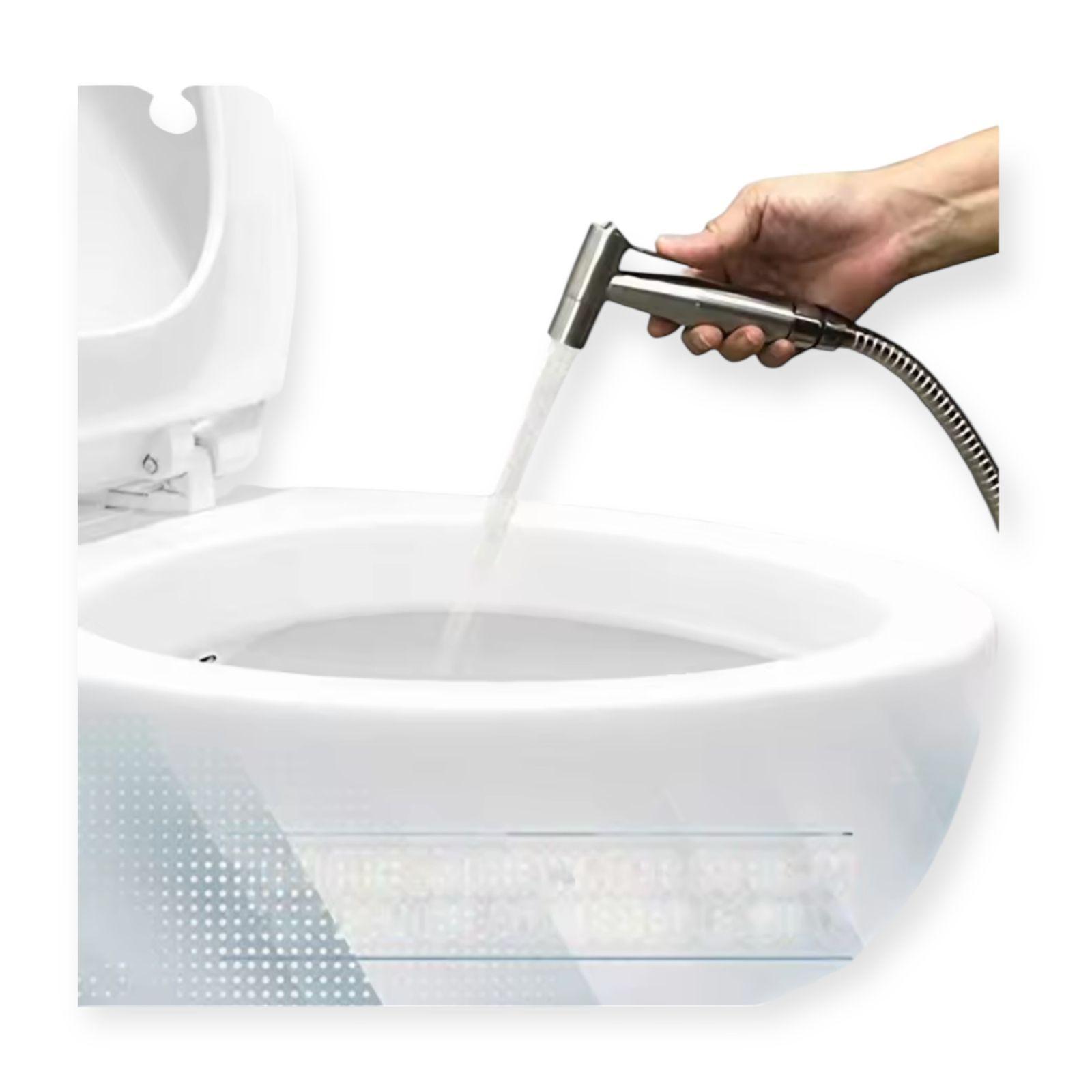 Ducha Bidet Árabe Kit Completo Inodoro Acero Inoxidable-1
