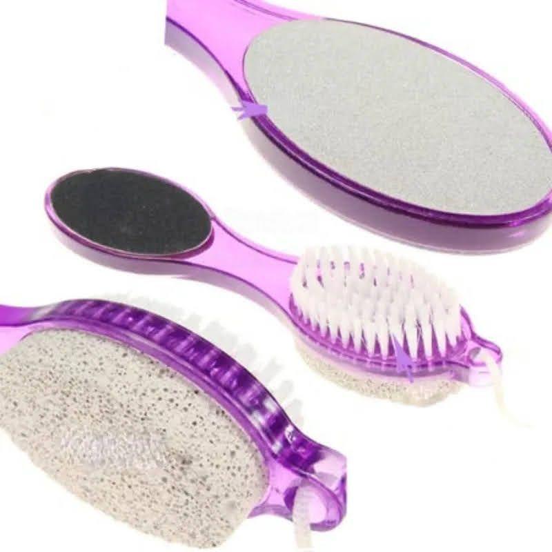 Piedra Pómez Manos Pies Con Escobilla Multifuncional Pedicure-2