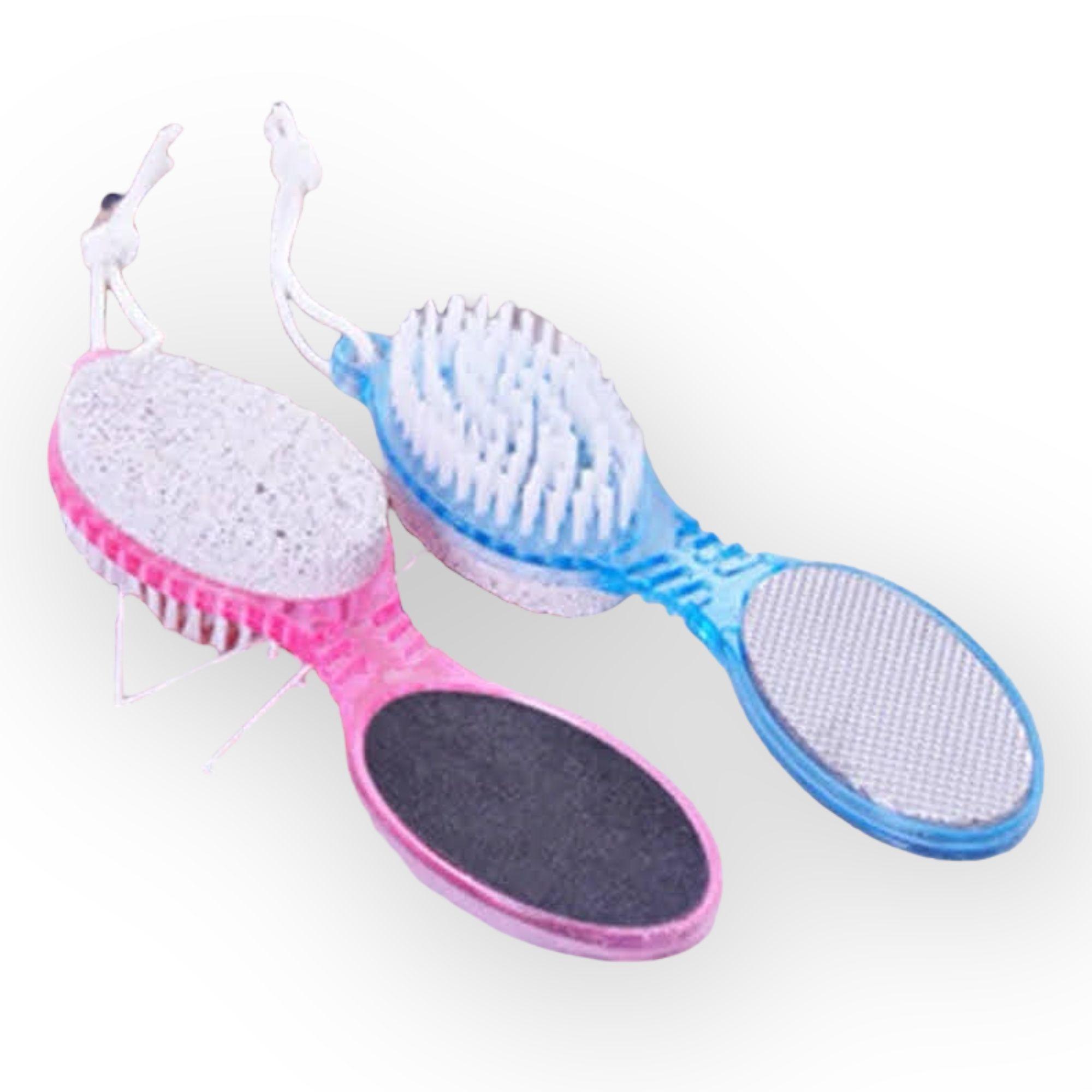 Piedra Pómez Manos Pies Con Escobilla Multifuncional Pedicure-4