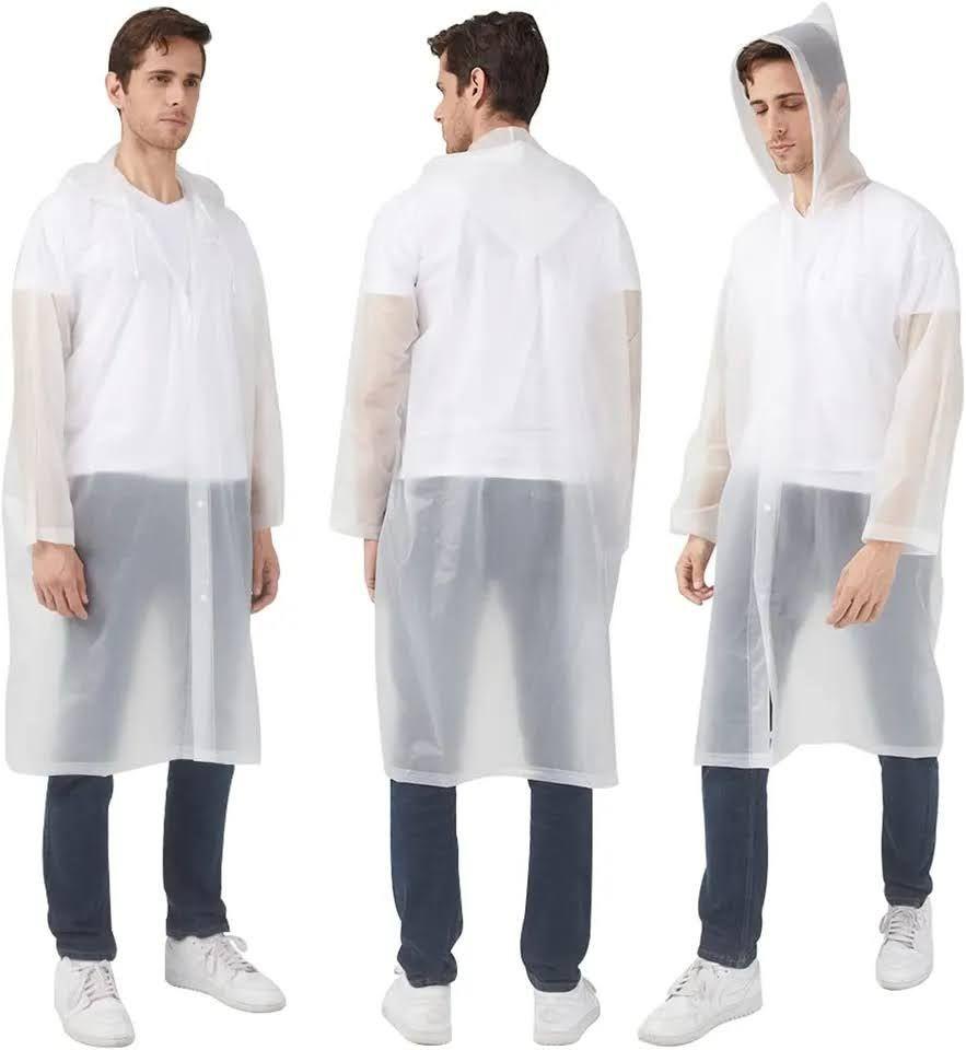 Poncho Para Luvia Gorro Capa Impermiable Adultos Reusable-4