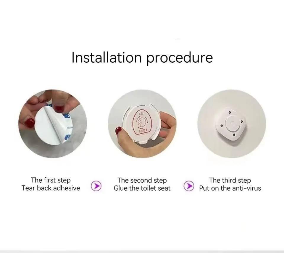Esterilizador UV Inodoros Sanitizador WC Baños Automatico USB-3