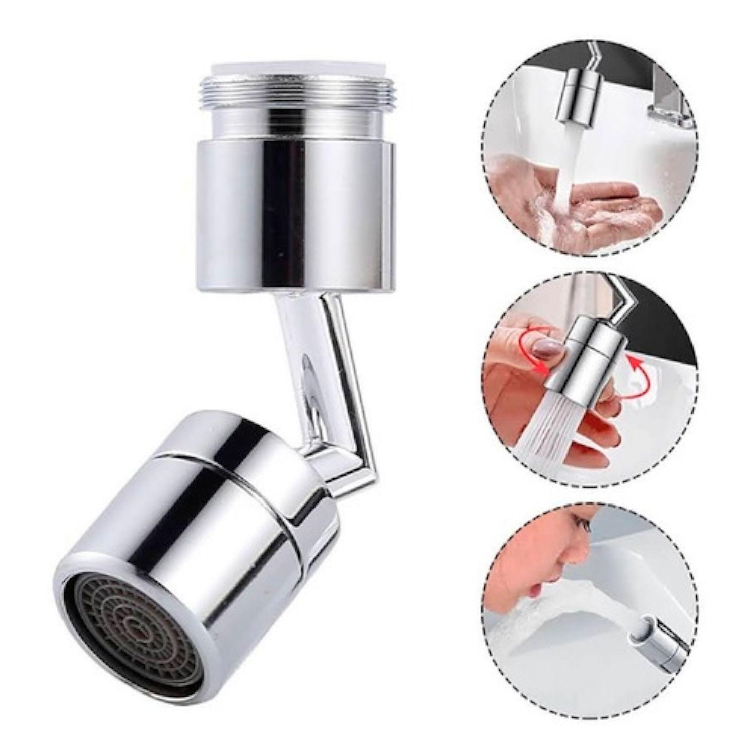 Grifo Llave Cocina Agua Adaptador Llave Lavaplatos 360º-3