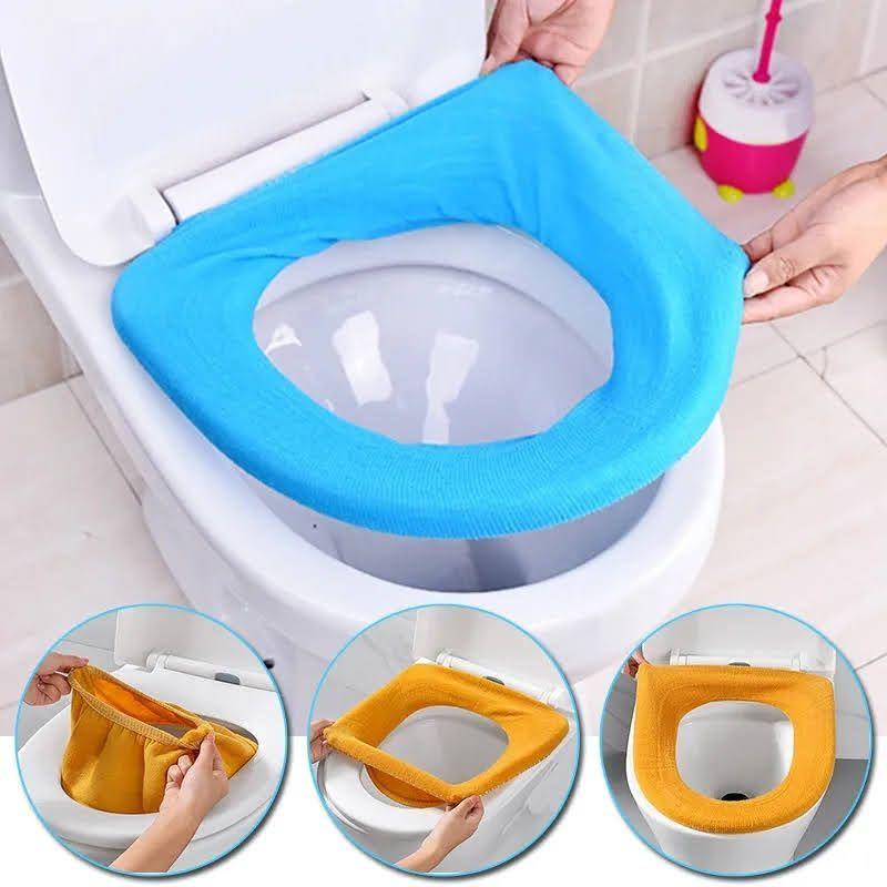 Pack x2 Funda Asiento Baño WC Tapa Universal Calida Inodoro -4