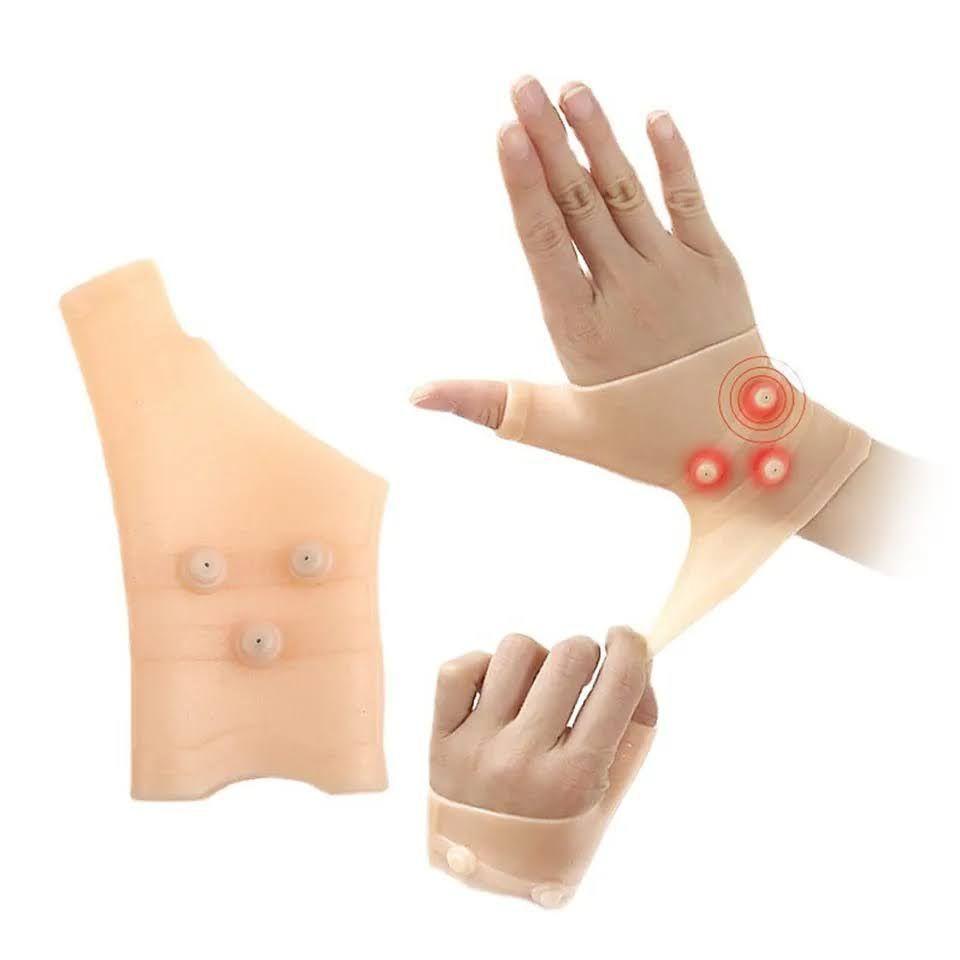Guante Silicona Magnetico Atritis Tendinitis Tunel Carpiano-3