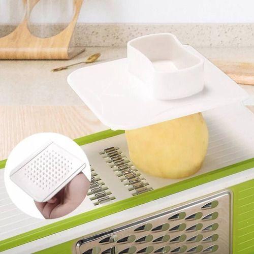 Picador Cortador De Verduras Frutas Rayador Alimentos 5 En 1-4