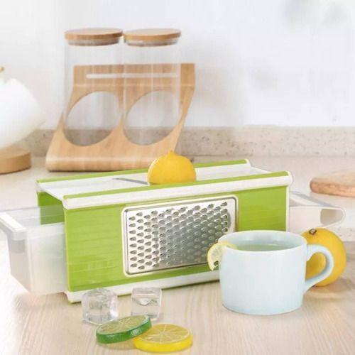 Picador Cortador De Verduras Frutas Rayador Alimentos 5 En 1-5