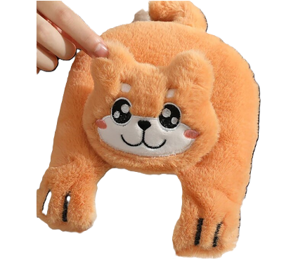 Guateros Kawaii Con Funda Felpa Lana Bolsa Agua Calefacción-0