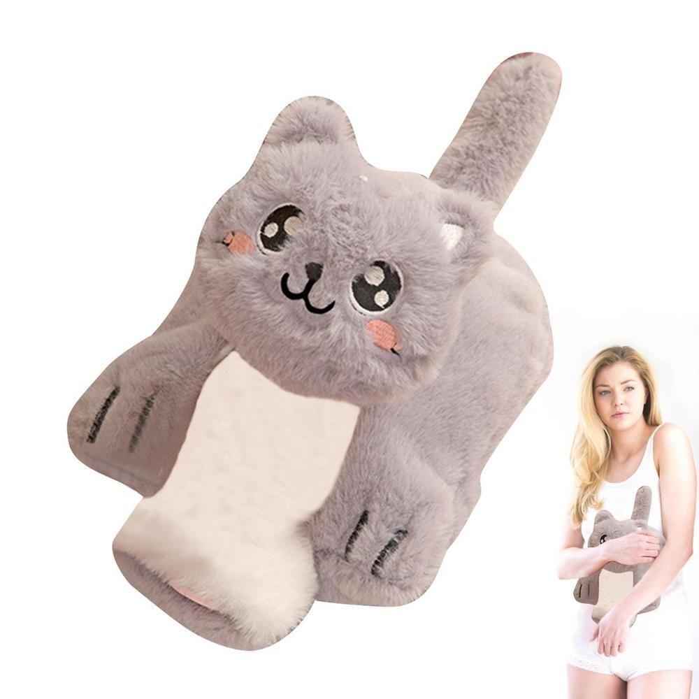 Guateros Kawaii Con Funda Felpa Lana Bolsa Agua Calefacción-2