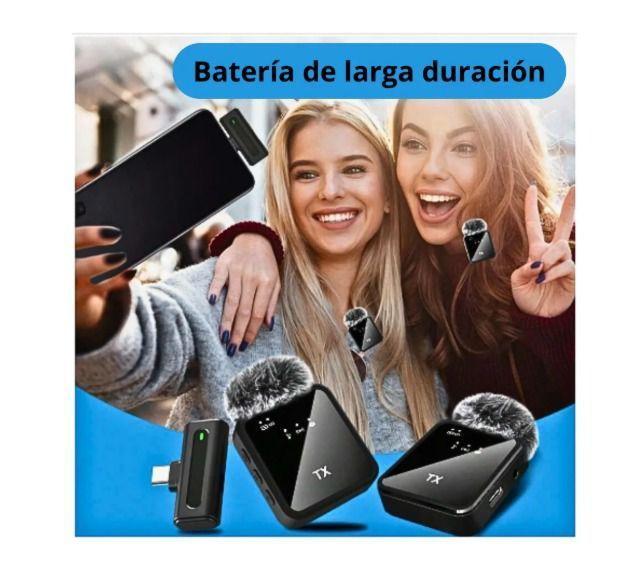 Microfono Inalambrico Dual Para iPhone Y Android-2