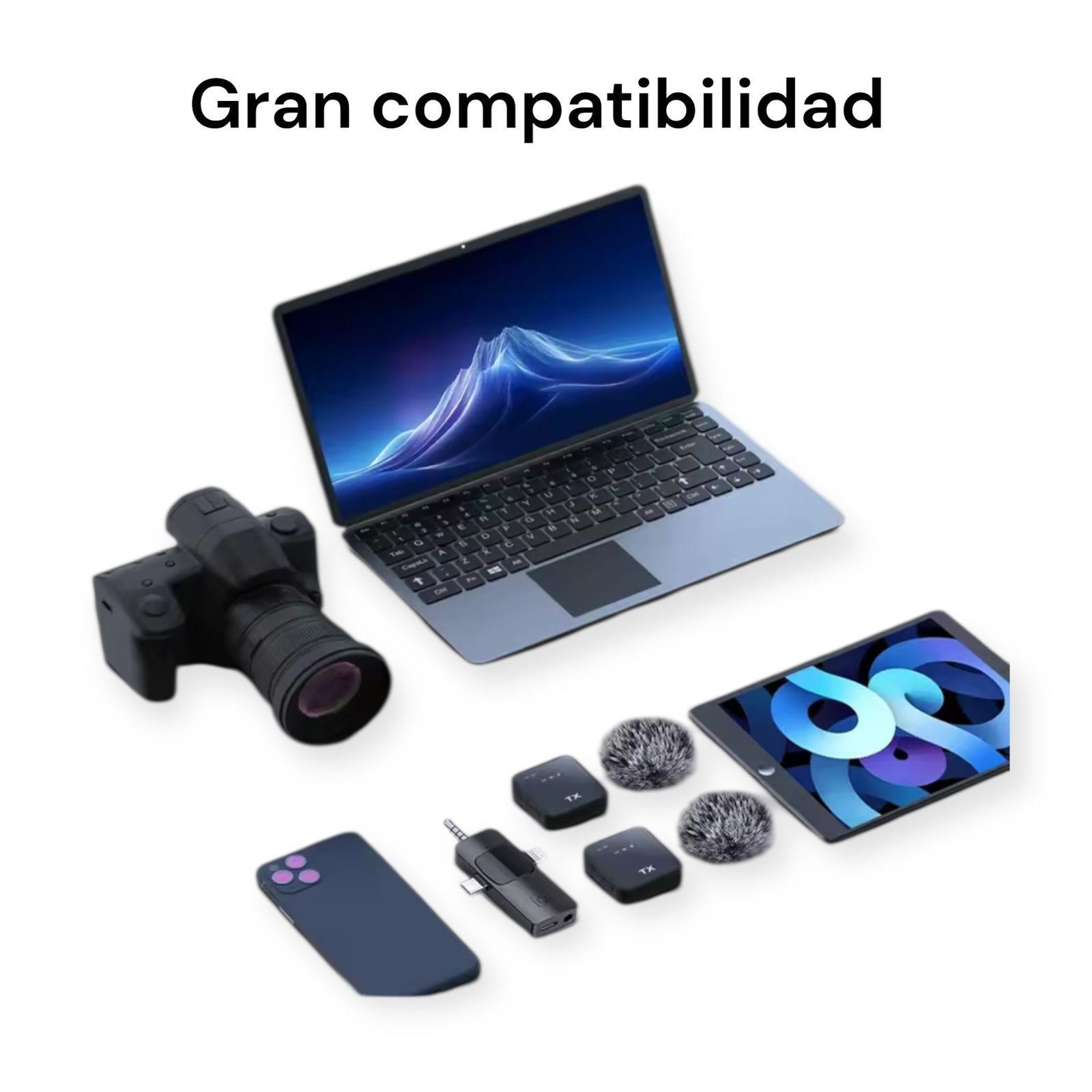 Microfono Inalambrico Dual Para iPhone Y Android-3