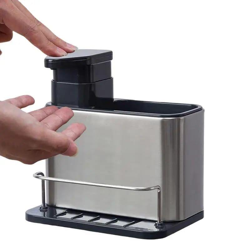 Dispensador Rack Organizador Lavalozas Acero Inox -6