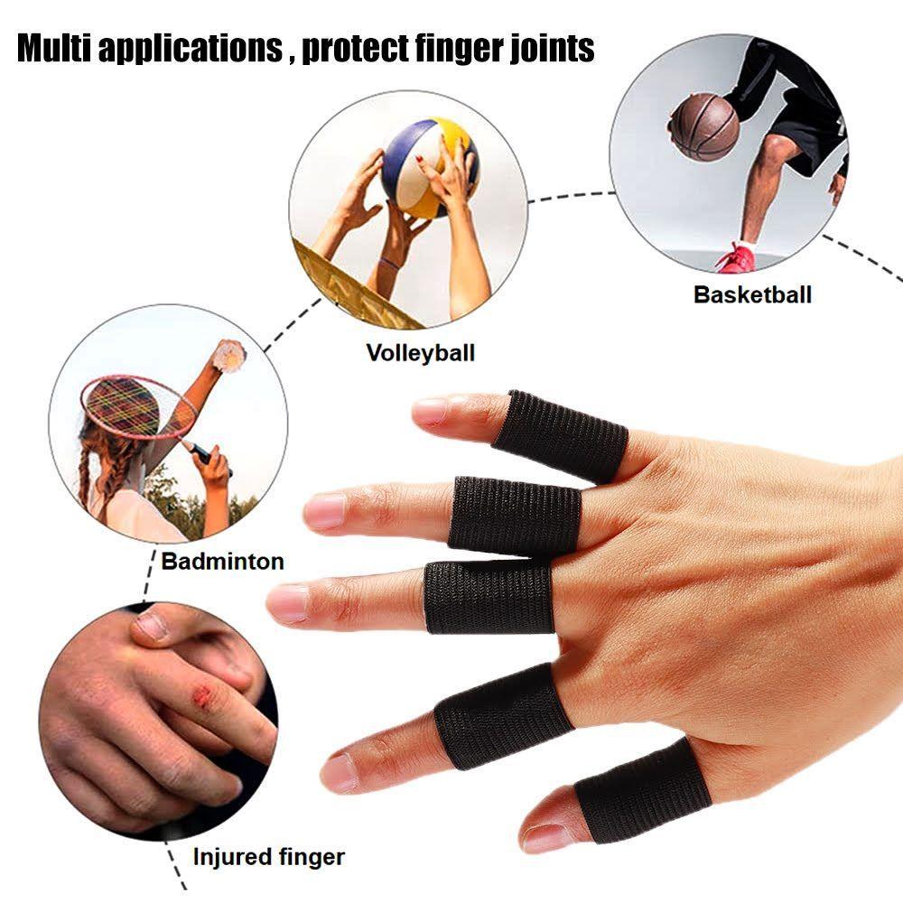 Pack x10 Protector Dedos Deporte Venda Elasticadas Funda Dedo-6
