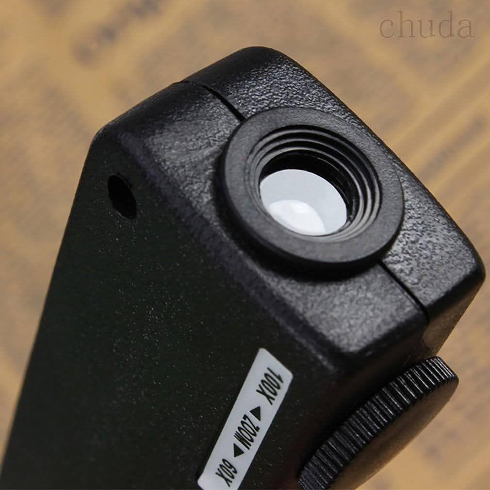 Lupa 60x-100x Potencia De Zoom Sistema De Iluminacion Led-4