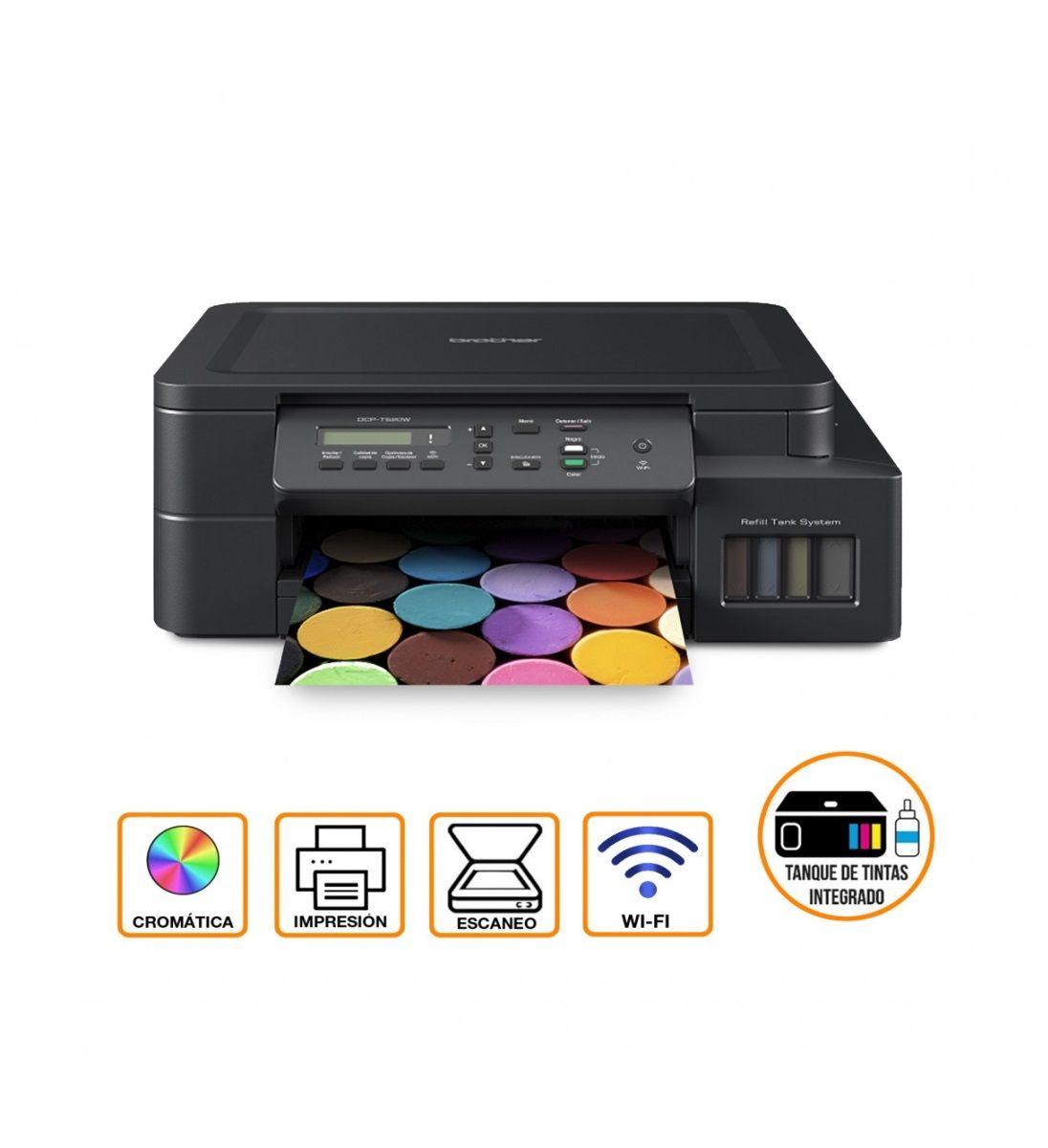 Multifuncional Brother Dcp-t520w Ecotank Wifi Direct-4