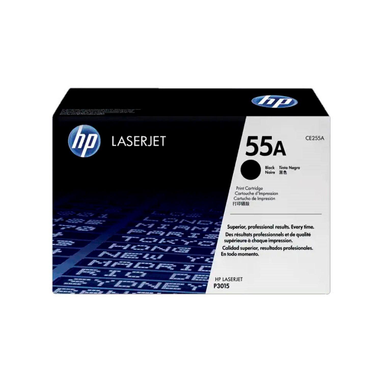 HP Toner Laserjet Negro 55A P/3011 3015 CE255A-0