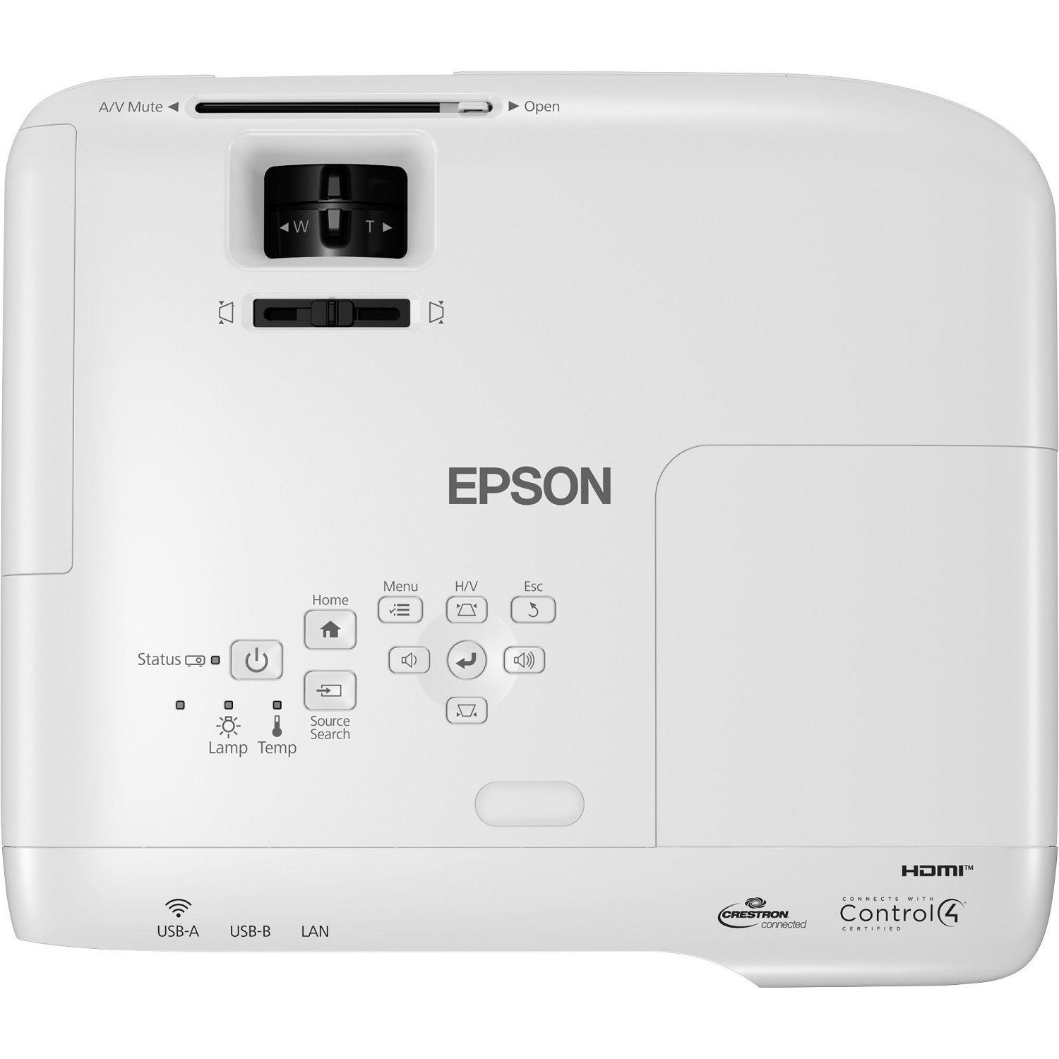 Epson Proyector PowerLite 118, 3LCD, XGA, con Dial HDMI-2