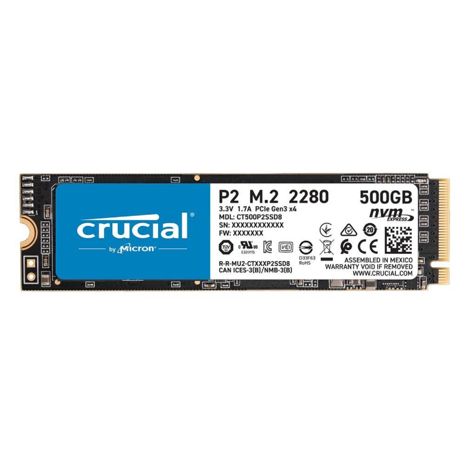 Disco Ssd M.2 500gb Nvme Pcie Crucial Nuevos Sellados-0